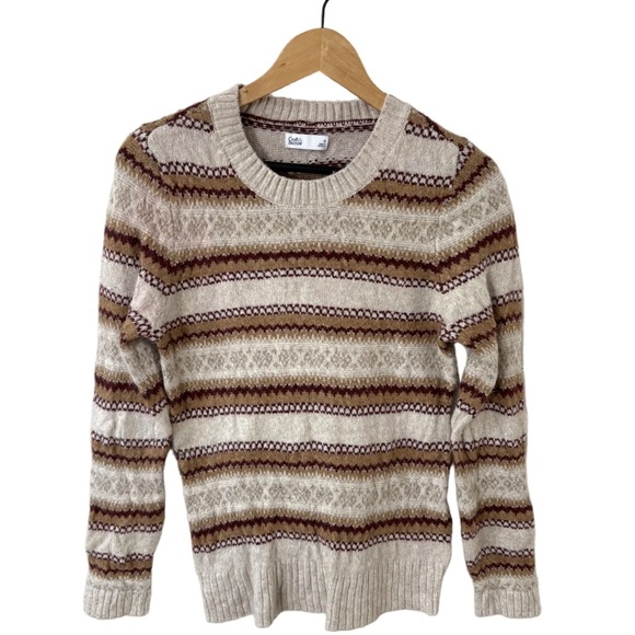 croft & barrow Sweaters - Croft & Barrow Fair Isle Knit Sweater – Women’s Small